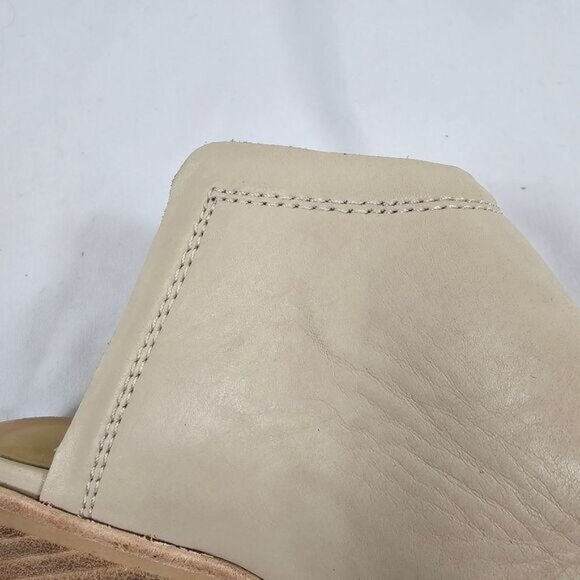 Dolce Vita Block Heel Mule In Cream - Size 11 - Picture 12 of 13